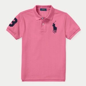 POLO By Ralph Lauren Big Pony Cotton Mesh Polo Shirt Kids L 14-16 NWT